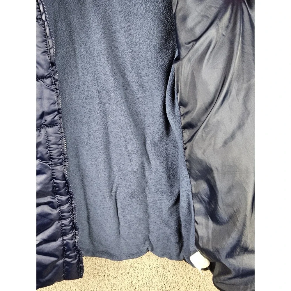 Oshkosh B'gosh Navy Blue Quilted Stylish‎ Puffer Long Jacket Size 12
